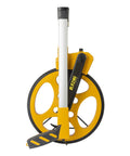 Rugged Pro 12 Inch Diameter Measuring Wheel Measures Up To 10,000 Yards With Brake And Reset Trigger High Traction Flat PU Tire.
