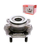 Front view of Front Wheel Hub Bearing Assembly For Nissan Leaf 2013-2017, Nissan NV200 2013-2018, Nissan Sentra 2013-2018, Chevy City Express 2015-2018, 5 Lug Front Hub, OE Quality, ISO TS 16949 Certified.