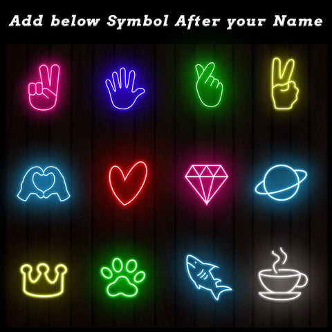 Personalized Neon Light Sign For Wall Decor And Parties, Customizable LED Neon Sign With 9 Color Modes, Name Or Message Included