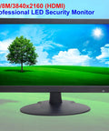 18.5 Inch 4K Security Monitor With SSAA For Ultra Sharp Surveillance HDMI Scaled 4K And 8MP Image Pixel Perfect Display