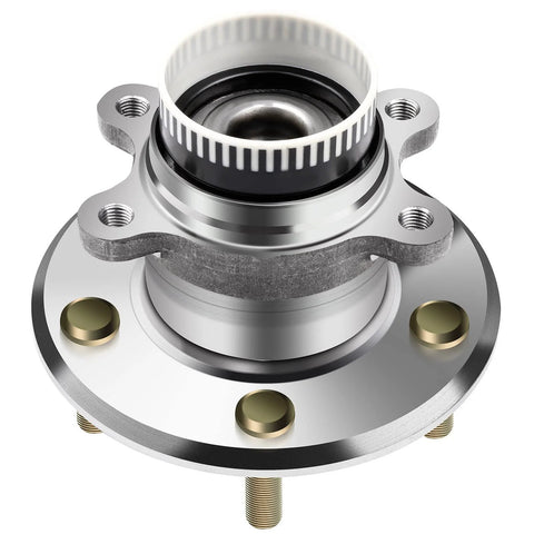 Close-up of Rear Wheel Bearing Hub Assembly 512437 Pair Fits Hyundai Azera 2011 2017 Sonata 2010 2014 Tucson with ABS 5 Lug