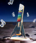 DIY Electronics Guitar Building Kit For Kids 8-12, Hands On STEM Toy with 3D wooden puzzles, colorful keys, and circuits on display.