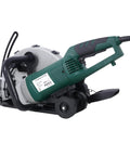 2600W 14 Inch Concrete Saw With Diamond Blade Wet Dry Electric Circular Cutter For Granite And Porcelain And Tile 4300 Rpm ETL certified side view image.