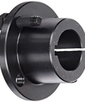 Beefy 3/4 Inch Bore Solid Sheave Pulley With 4.6 Inch Outer Diameter Dual Groove For V Belts 4L A AX Sizes Includes Split 3/4 Inch Bushing black cast iron