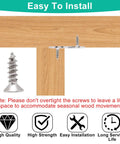 Thirty Pieces Figure Eight Furniture Connectors With Pre Loaded Screws Heavy Duty Iron Hardware For Wood Cabinet And Desk Build Rock Solid Hold No Sweat Easy Peasy Setup Smooth Operator DIY Fix Silver Color showing installation on wood surface.