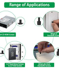 516Pcs Computer Screw Kit With 6-32 And M3 Standoffs for CD-ROMs, SSDs, ATX chassis applications illustrated in use