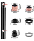King Pin Bushing Kit Replacement For Yamaha Golf Carts G2 G8 G9 G11 G14 G16 G19 G20 Direct Fit OEM J38-23516-00 And J38-23528-00