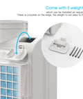 3 In 1 Indoor Dryer Vent Kit With Stainless Steel Screen, polyester filter, water drawer, weights, and safety flap detail
