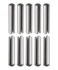 8mm By 40mm Slotted Spring Pin 10 Pack Stainless Steel 304 for home workshop machines, showing durable tension pin design