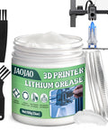 3D Printer Lubricant Grease 100g For Lead Screws X Y Z Axes And Gears with open jar and application brushes