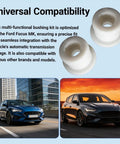 Two Piece Shifter Cable Bushing Kit For Ford Edge Explorer Endura Escape Hybrid Focus MK Replace OEM DG9Z 7K340 A Transmission Gear Shift Cable Repair with attached images of Ford Focus cars and bushings.