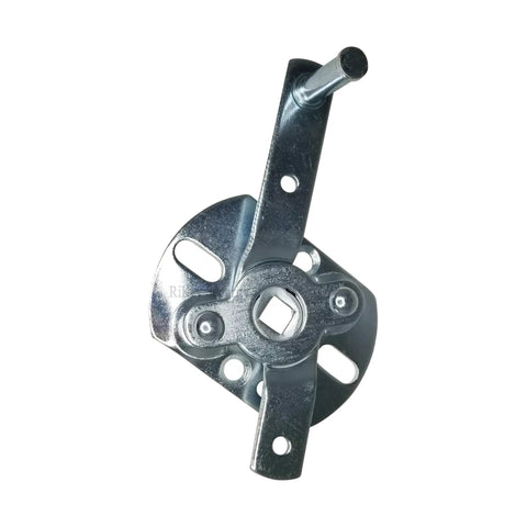 Universal Garage Door Lock Kit With Spring Latch And Keyed Handle component for 7-17 ft overhead doors, metal lock piece