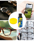 Eyeglass Scratch Remover Kit 30g for lenses, sunnies with sponge, restorative paste for glasses, mirrors, screens, tablets, phones.