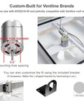 Top Tier 6 Inch Rv Vent Fan 130 Cfm Direct Swap For Ventline BVD0218-00 Camper Roof Exhaust motor and bracket details