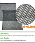 2-Pack Pond Pump Cover And Filter Mesh Bag Black Media Bag 17.7-Inch Square Large Mesh For Outdoor Ponds