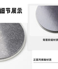 Close-up of Round Acrylic Fridge Decor 2.17 Inch Clear Magnetic Kitchen And Office Accessory with visible texture detail
