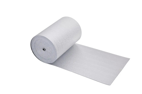 SmartSHIELD Reflective Insulation Roll 3mm 16x50ft Foam Core Radiant Barrier With Vapor Shield Foil Insulation For Home