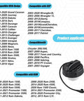 Image of Dodge Ram Gas Cap Replacement For 1500 2500 3500 Charger Challenger Direct Fit Easy Install Durable.