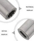Heavy Duty Hydraulic Motor Coupling Shaft For Garage Vehicle Hoist, Steel Construction Delivers Pro Grade Torque Transfer And Vibration Reduction, 2.2 Inch Lift Hydraulic Transmission Part For Auto, close-up detail