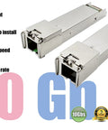 10G SFP Plus BiDi Transceiver Module With SC Fiber Port Simplex Single Mode Supports 10Gbps, 2.5Gbps, And 1.25Gbps DDM 20km Reach