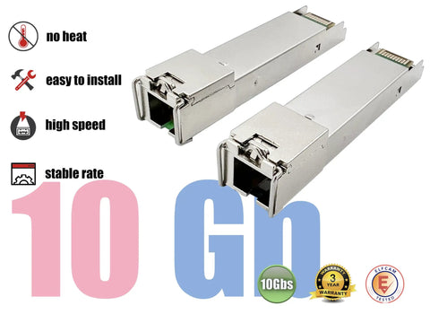 10G SFP Plus BiDi Transceiver Module With SC Fiber Port Simplex Single Mode Supports 10Gbps, 2.5Gbps, And 1.25Gbps DDM 20km Reach