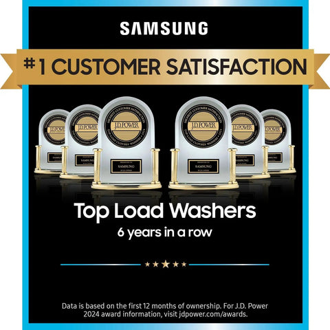 Top Load Washing Machine Bundle With Built In WaterJet Faucet Self Clean Drum Low Vibration Quiet Wash Smart Wi Fi Connectivity award