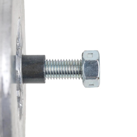 Side view of bolt and nut from Ratchet Wheel Replacement Kit For Cable Pullers With All Hardware Included For Easy Install And Smooth Tensioning