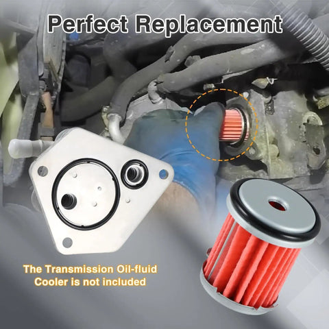 Auto Transmission Filter With O Ring And Transmission Oil Cooler O Rings Replacement 25450 P4V 013 installation