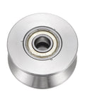 V-Groove Track Wheel 1.89-Inch 201 Stainless Steel Sliding Gate Rollers With Double Bearings