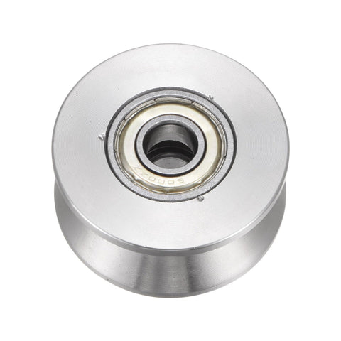 V-Groove Track Wheel 1.89-Inch 201 Stainless Steel Sliding Gate Rollers With Double Bearings
