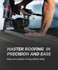 Rugged Pneumatic Roofing Nailer For Fifteen Degree Coil Nails Three Quarter Inch To One And Three Quarter Inch On Asphalt
