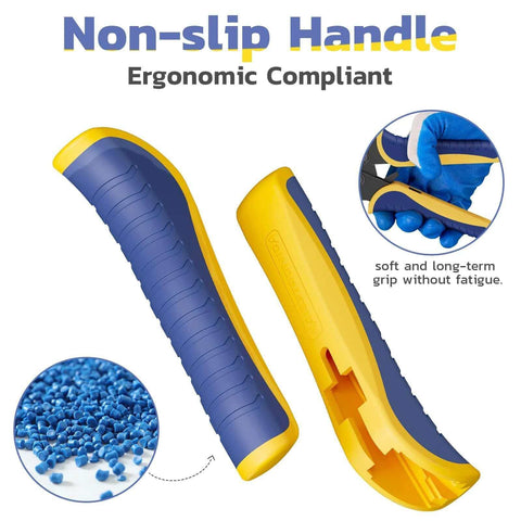 Non-slip ergonomic handle for Automatic Wire Stripper And Crimping Tool For AWG 24-10 Wire, Ratchet Crimper.