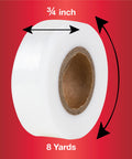 Heavy Duty Iron-On Fusing Web Fabric Adhesive For Quick, Strong Repairs And Fray Prevention - 3/4 Inch By 8 Yards roll