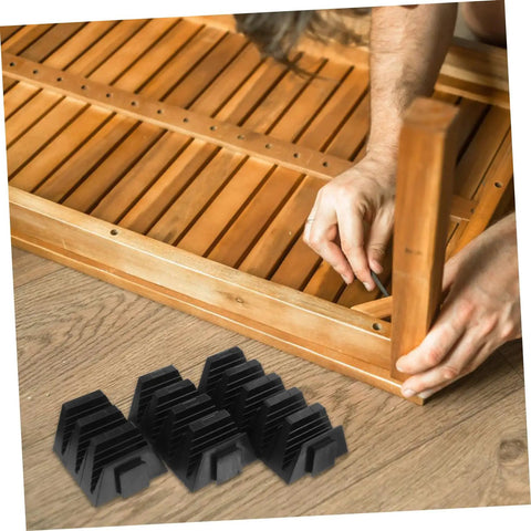Person assembling furniture with 12 Piece Wrench Storage Rack Set Modular Organizer For Wrenches And Tools Tool Box Holder nearby