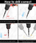 Pro Grade Diamond Drill Bits Set 6mm One Quarter Inch Dry Cutting For Ceramic Tile Concrete Marble Glass Tile demonstrated