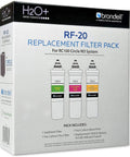 RF-20 Water Filter Replacement For Circle Under Sink Reverse Osmosis System box with filter images and specifications.
