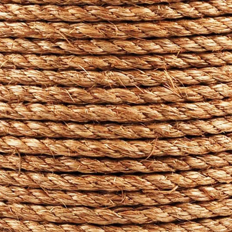 Half Inch Manila Rope 600 Feet Twisted Three Strand Natural Fiber For Landscaping, Crafting And Diy Projects, heavy duty utility rope