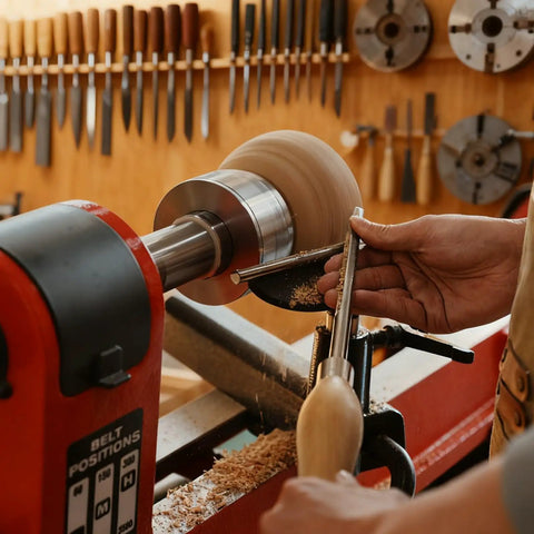 Wood Lathe Spindle Extenders One And One Quarter Inch Eight TPI Adds Three Inches Of Reach For Your Chuck Or Faceplate With Locking Screws