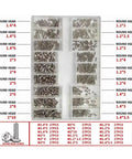 All In One Set Screw Kit With Screws, Washers, And Seal Rings For Homeowners, DIYers, Mechanics, And Industrial Workers, 20 Box Pack