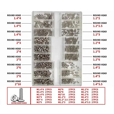 All In One Set Screw Kit With Screws, Washers, And Seal Rings For Homeowners, DIYers, Mechanics, And Industrial Workers, 20 Box Pack