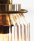 Up close view of a Top Shelf Modern Led Wall Sconce With Up And Down Lighting for Chill Bedrooms and Casual Living Rooms.