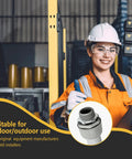 Three Quarter Inch Conduit Connectors Grey 100 Pack Straight Style Nylon 6 Liquid Tight Electrical Fittings in factory use