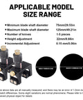 Two Piece Magnetic Planer Blade Setting Jig Gauge Set For Woodworking Tools With Adjustable Micro Magnetic Gauges Handy