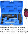 Volvo Camshaft And Crankshaft Timing Locking Tool Kit Pro Grade Set With Case And Gloves For 4 5 6 Cylinder Engines