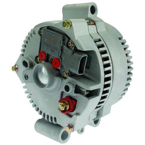 Rear view of Alternator Compatible With Ford 7.3L Powerstroke Diesel Super Duty 1995-2003 For F250 F350 E350 E450 E550 Replacement