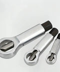 3 Piece Metal Nut Splitter Set, Heavy Duty Nut Breaker And Remover Tool, Manual Pressure Nut Splitter For Stripped Nuts, 3 Inch And 4 Inch Capacity, Durable Steel Construction, No3 displayed
