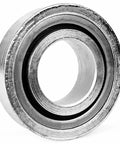 Flanged Ball Bearing With Seal RF122214AP, 0.750 in Bore, 1.375 in Outer Diameter, 0.438 in Width, Single Row for Heavy Duty Radial Loads, Carbon Steel Construction, Rubber Seal on One Side for Lubrication and Protection, front view