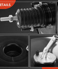 Heavy Duty Vacuum Brake Booster Replacement For Toyota Tundra 2000 To 2006 showing steel diaphragm and connection details.