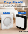 Pro Grade Replacement True HEPA Filter With Activated Carbon Pre Filter for Coway Airmega 200M AP 1512HH AP 1518R shown
