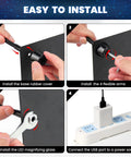 Installation guide for Helping Hands Soldering Station With Four Flexible Arms Five X Magnifying Glass Adjustable Light And Four Magnetic PCB Holders On A Large Non Slip Base For Precise Electronic Repair.